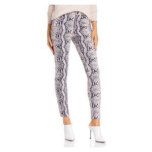 Sunset & Spring Womens Beige Snake Print Skinny Pants Size: S